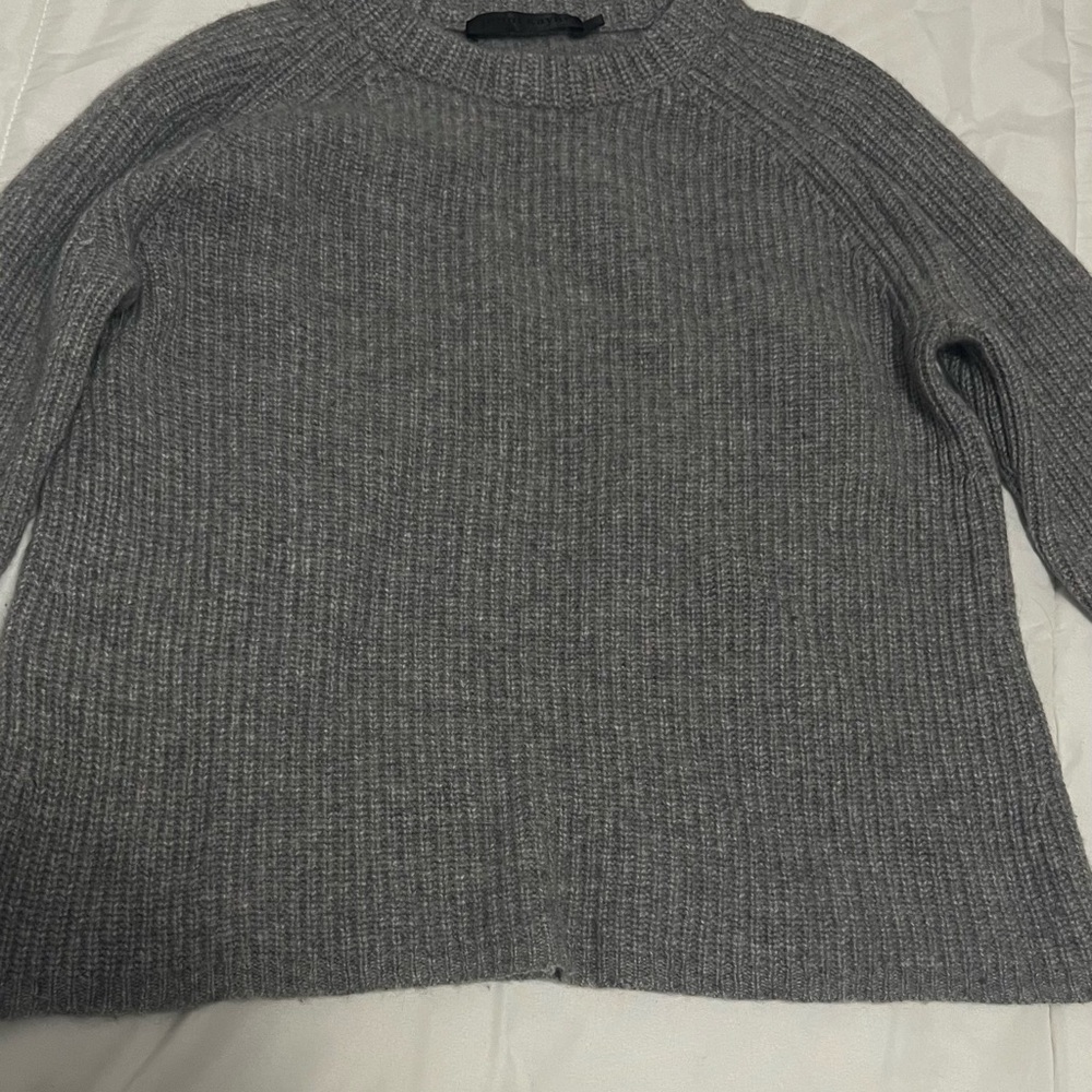 Jenni Kayne Charcoal Ribbed Sweater